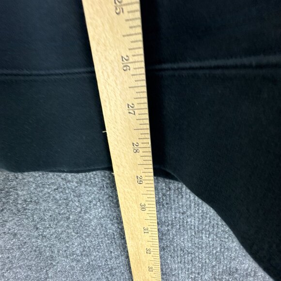 Nike Sweatshirt Mens Extra Large Black White Pullover Crewneck Center Swoosh - Picture 9 of 11